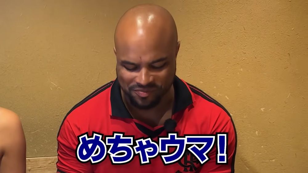 Guest's real reaction to the sesame sashimi at Inanowa
