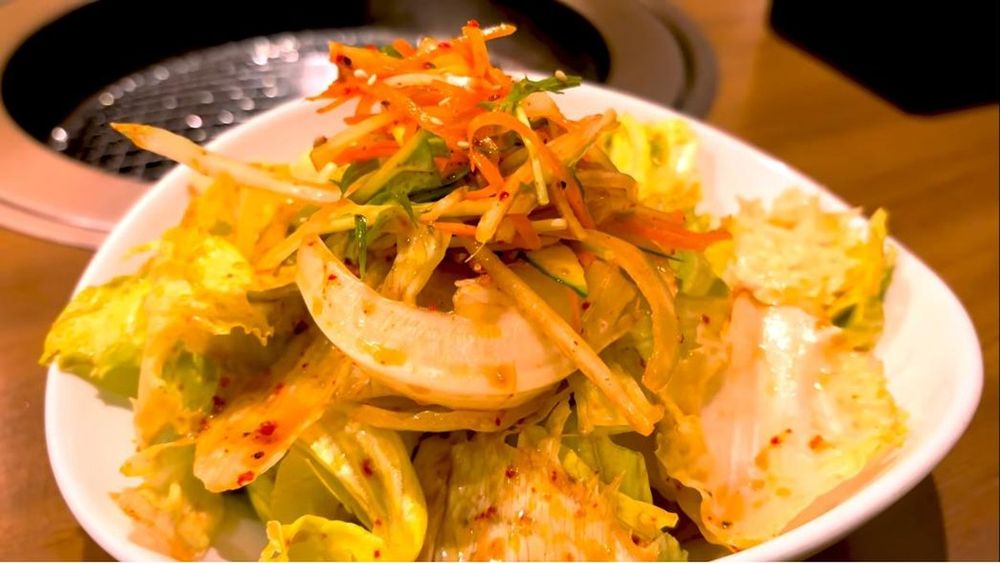 Kiraku salad - Kirakuen Nippori Tokyo
