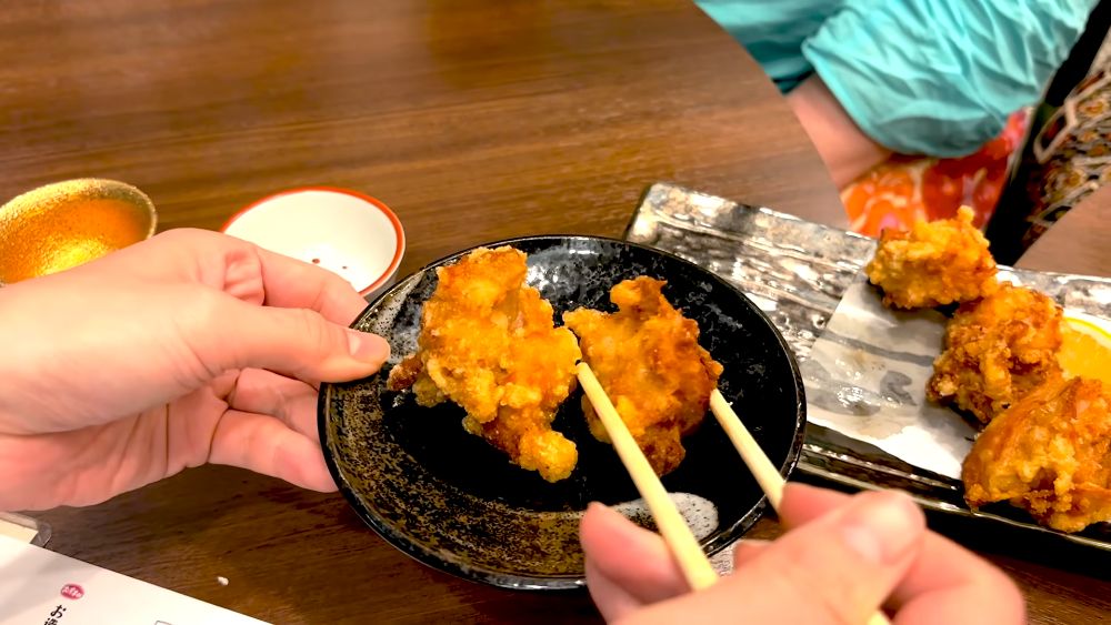 Karaage Japanese fried chicken - UOHIDE 都議会横丁 魚秀 新宿店, Tokyo
