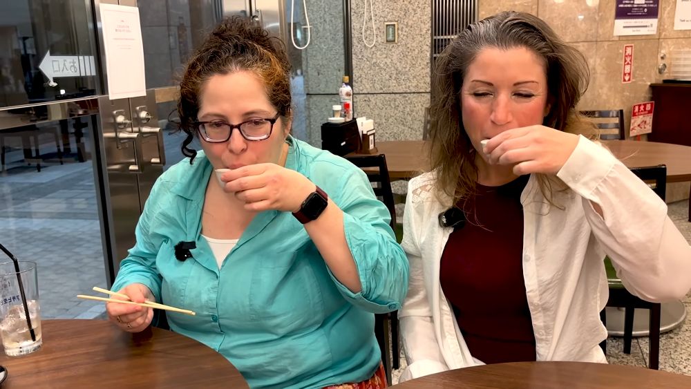 Real reaction - first sake